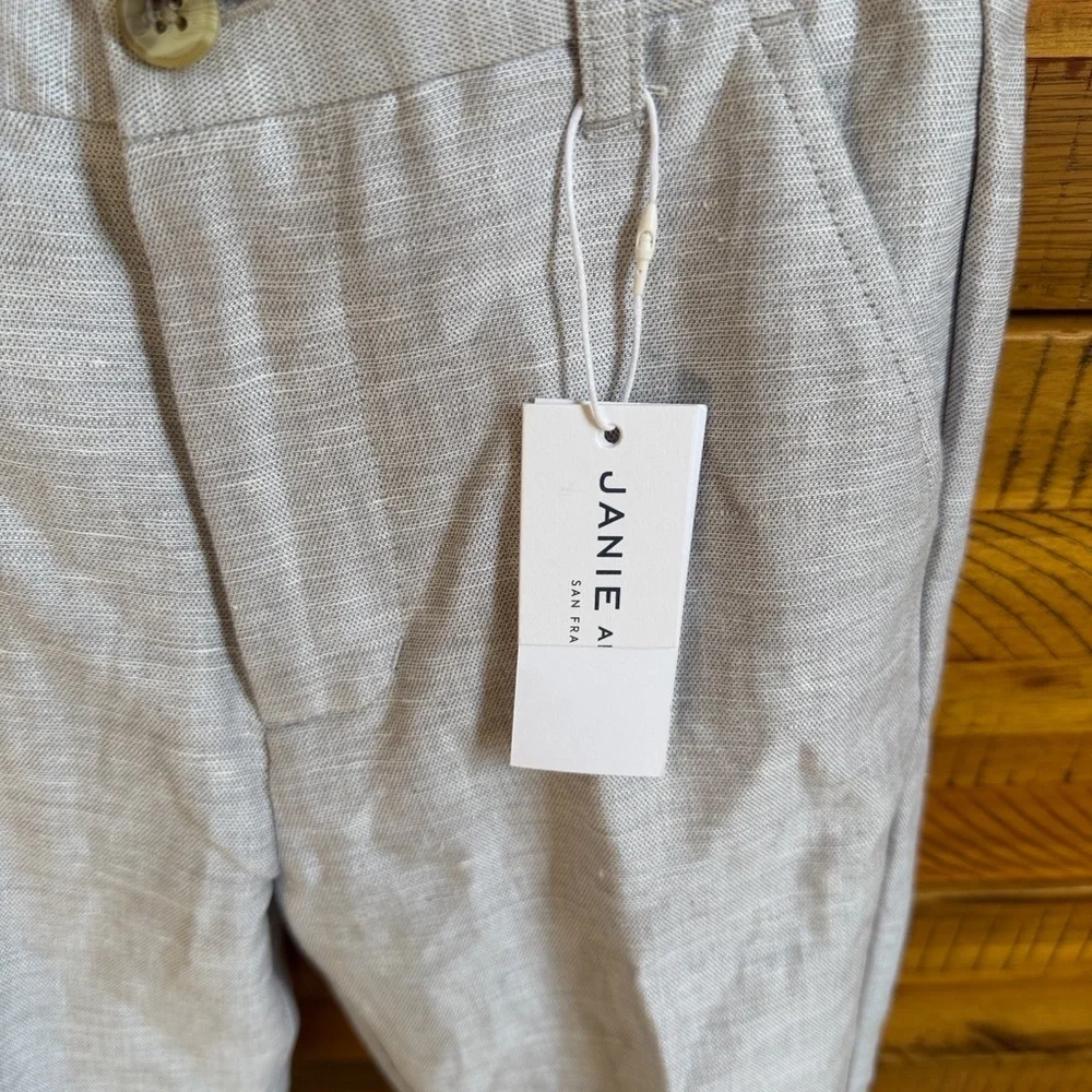 NWT Janie & Jack Boy’s Special Occasion Linen Blend Pant